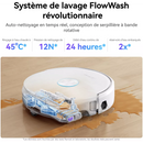 Narwal Aspirateur Robot Flow avec kit de raccordement à l'eau