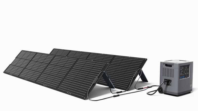 Pack Spécial - Station électrique portable Mango Power E + 2  Panneaux solaires 36V/200Watts