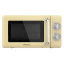 Cecotec Micro-ondes de 20 L avec grill ProClean 3110 Retro Yellow