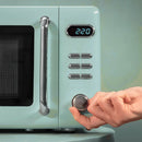 Cecotec Micro-ondes de 20 L avec grill ProClean 5110 Retro Green
