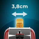 Cecotec Grille-pain vertical Toastin' time 850 Red Long