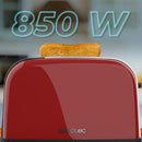 Cecotec Grille-pain vertical Toastin' time 850 Red Lite