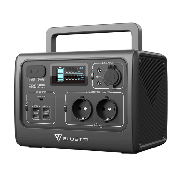 Bluetti EB55 Station d'énergie portable | 700 W / 537 Wh