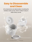 HHOLOVE Fontaine à eau pour chat