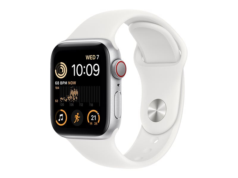 Apple Watch SE (GPS + Cellular) 2e génération Boîtier 40 mm aluminium argenté