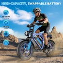 HiQiS C200 – Vélo électrique fat bike 20 pouces