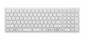 ALOGIC Echelon Compact USB-C Rechargeable Bluetooth Keyboard for Mac (White) FRENCH