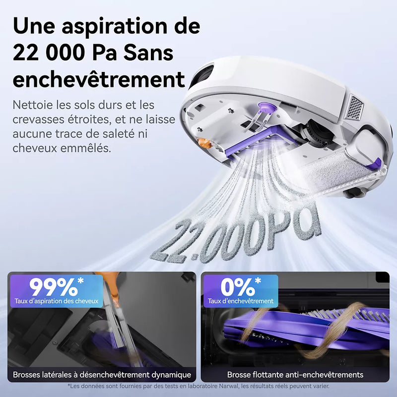 Narwal Aspirateur Robot Flow avec kit de raccordement à l'eau