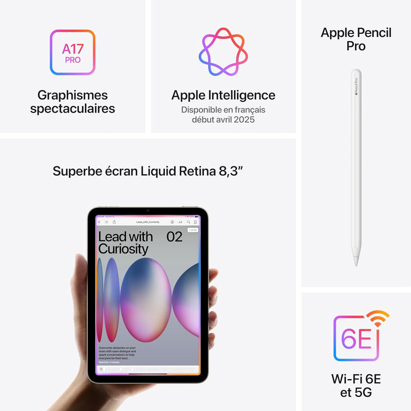 Apple iPad mini A17 Pro Wi-Fi + Cellular