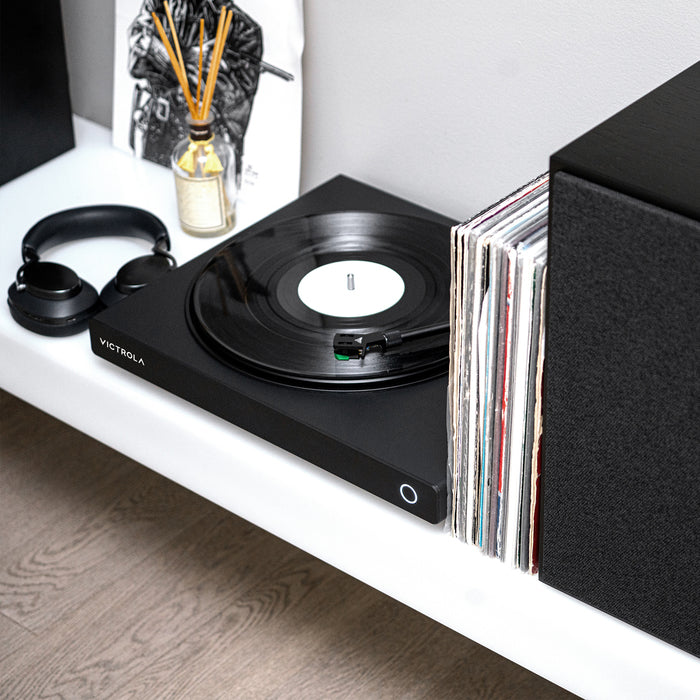 Victrola Platine Vinyle Hi-Res Onyx avec Cellule Audio-Technica AT-VM95E