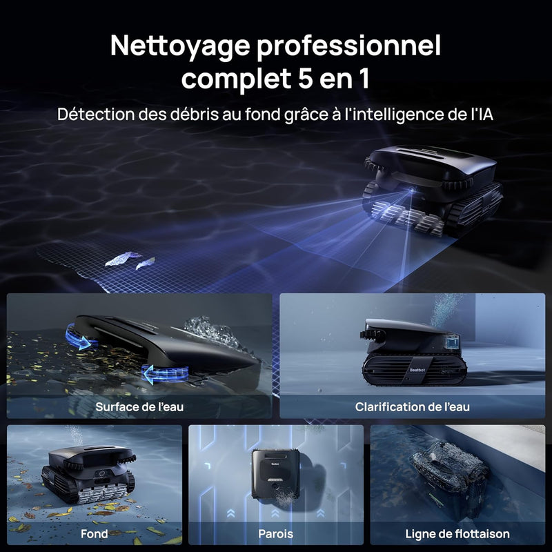 BEATBOT Robot piscine AquaSense 2 Ultra