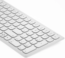 ALOGIC Echelon Compact USB-C Rechargeable Bluetooth Keyboard for Mac (White) FRENCH