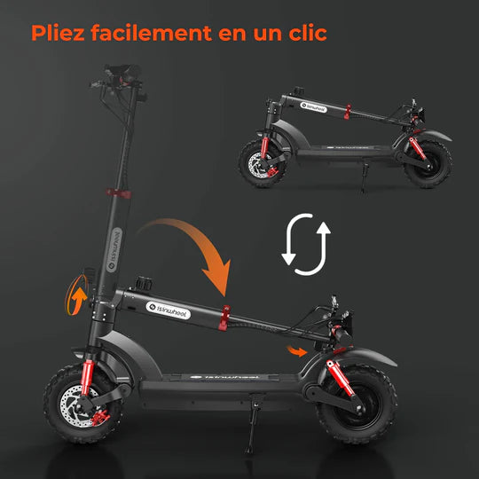 Isinwheel GT2 Trottinette Electrique Tout Terrain 1000W Enfant