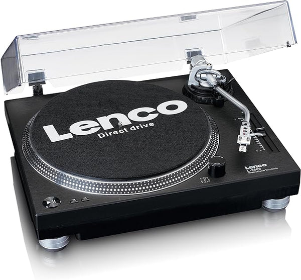 Lenco Direct Drive Turntable - Black