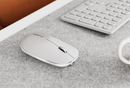 ALOGIC Echelon Bluetooth USB-C Rechargeable 4 Keys Mouse-White