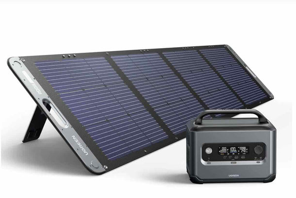 Bundle: UGREEN Station Electrique Portable Premium 1200W + Panneau Solaire 100W / Wellbots