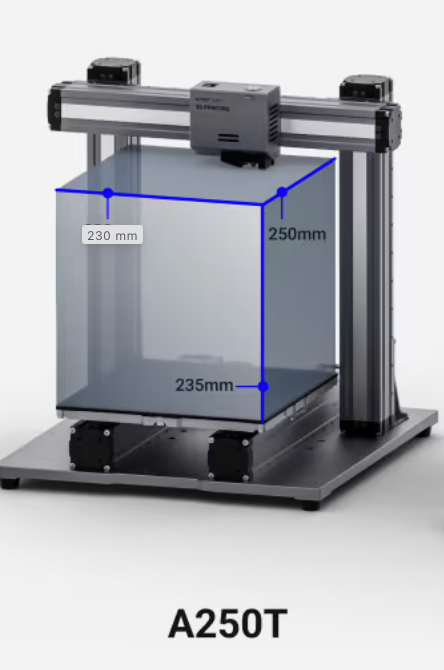 Snapmaker Imprimante 3D 3-en-1 SNAPMAKER 2.0 avec caisson A250T