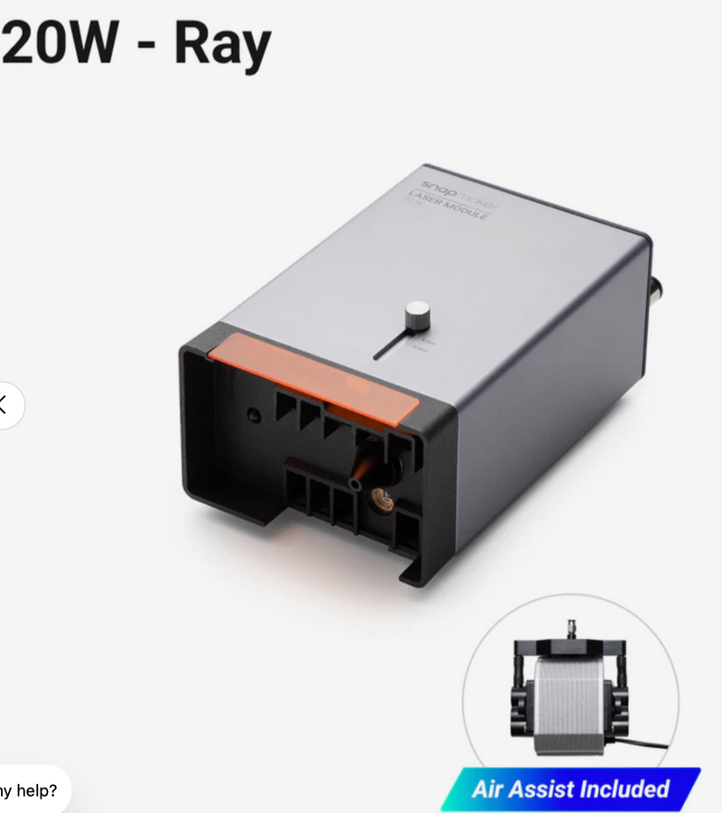 Snapmaker Laser Module - Artisan & Ray - 20W