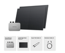 Ecoflow PowerStream Micro-onduleur 600W + 2 Panneaux solaires rigides 400W