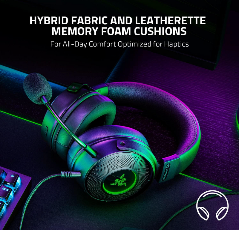 Razer Casque Gaming Kraken V3 Hypersense