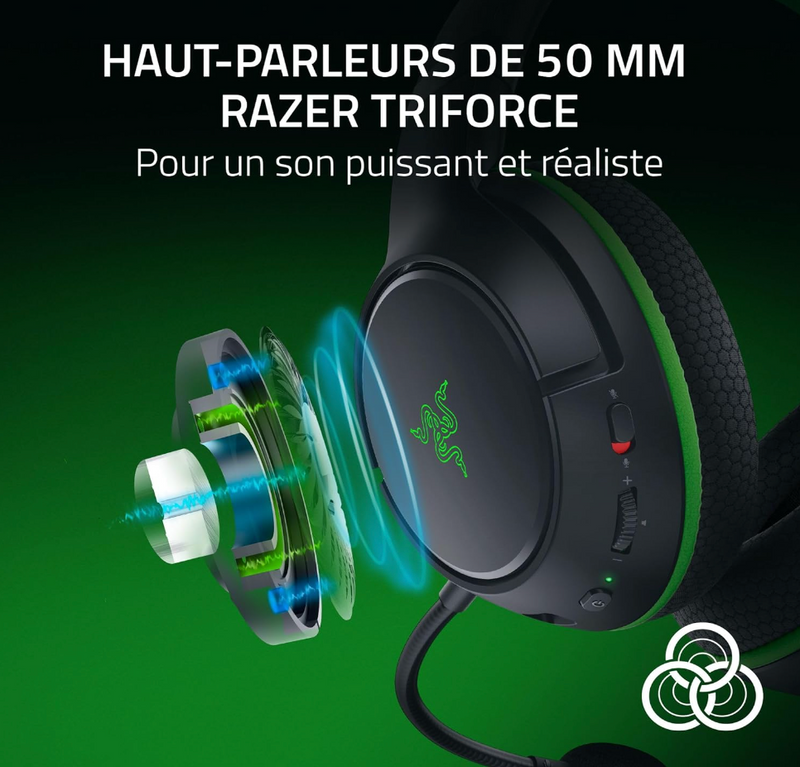 Razer Casque Xbox Kaira Hyperspeed Noir