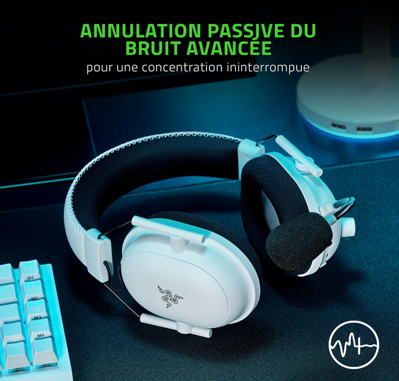 Razer Casque Gaming Blackshark V2 Pro Blanc