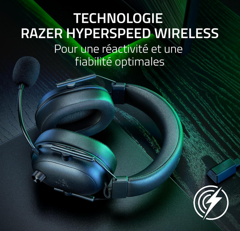 Razer Casque Gaming Blackshark V2 Hyperspeed Noir