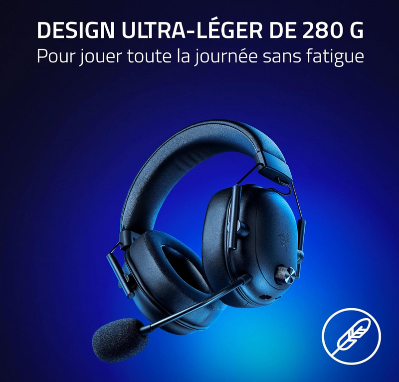 Razer Casque Gaming Blackshark V2 Hyperspeed Noir