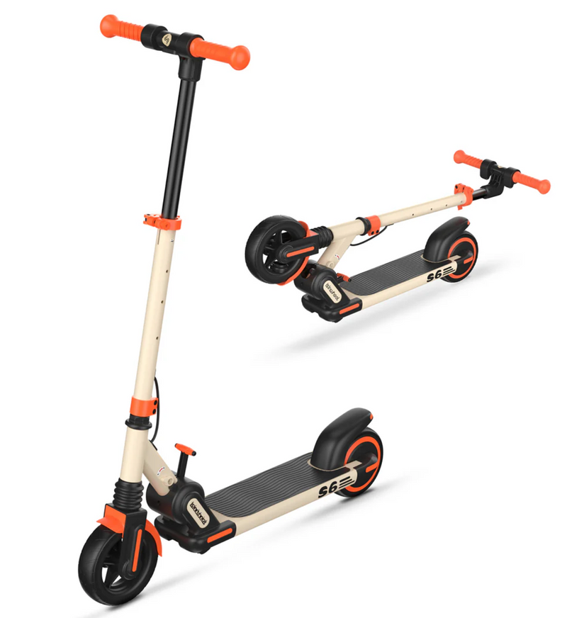 Isinwheel S6 Trottinette Electrique Enfant réglable Orange