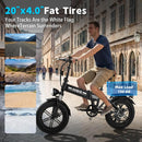 HiQiS E20 – Vélo électrique fat bike 20 pouces
