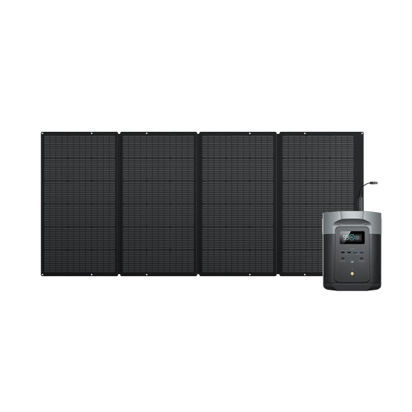 EcoFlow DELTA 2 Max + Panneau solaire portable 400 W