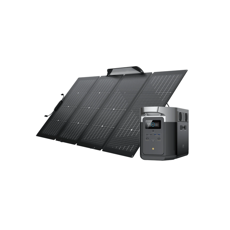 EcoFlow DELTA Max + Panneau solaire bifacial 220 W