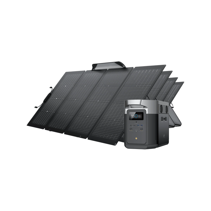 EcoFlow DELTA Max + Panneau solaire bifacial 220 W