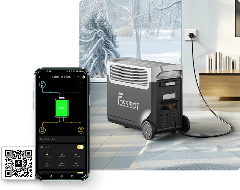 FOSSIBOT Station électrique F3600 Pro | 3600W 3840Wh