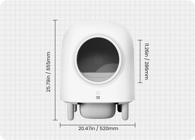 HHOLOVE Connected automatische kattenbak