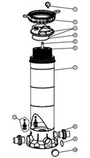 Pentair Filtre à cartouche Freeflo 14M2 - 14M3/H
