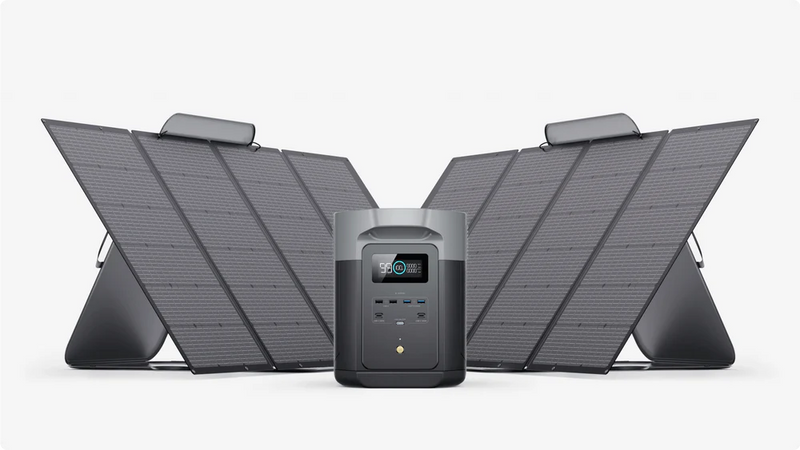 EcoFlow DELTA 2 Max + Panneaux solaires 400 W