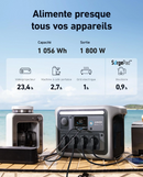 Anker SOLIX C1000X station électrique portable 1 056 Wh | 1 800 W