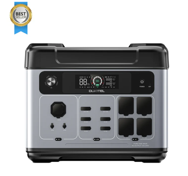 Oukitel P2001E Plus - Station Electrique Portable - 2400W / 2048Wh