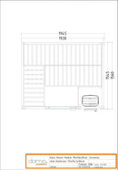 SENTIOTEC SAUNA BASIC MEDIUM SET-080-0001