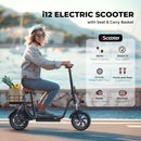 Iscooter i12 Trottinette Electrique avec siège