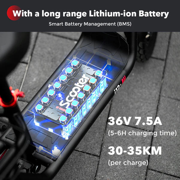 Iscooter i12 Trottinette Electrique avec siège