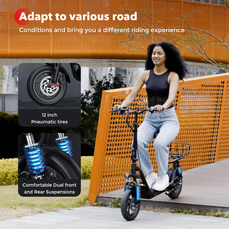 Iscooter i12 Trottinette Electrique avec siège