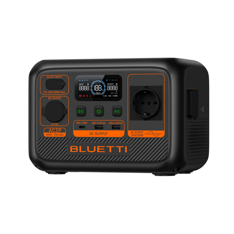 Bluetti AC2P Station Électrique Solaire | 300W 230.4Wh