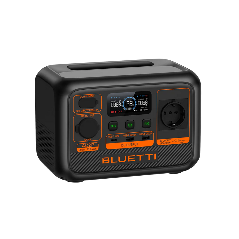 Bluetti AC2P Station Électrique Solaire | 300W 230.4Wh