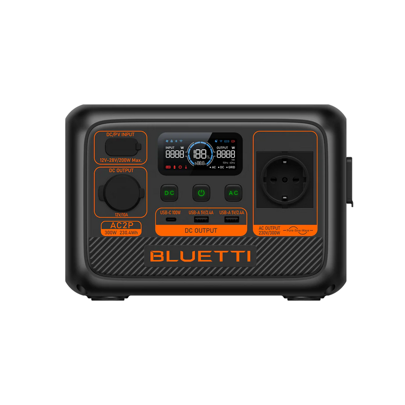 Bluetti AC2P Station Électrique Solaire | 300W 230.4Wh