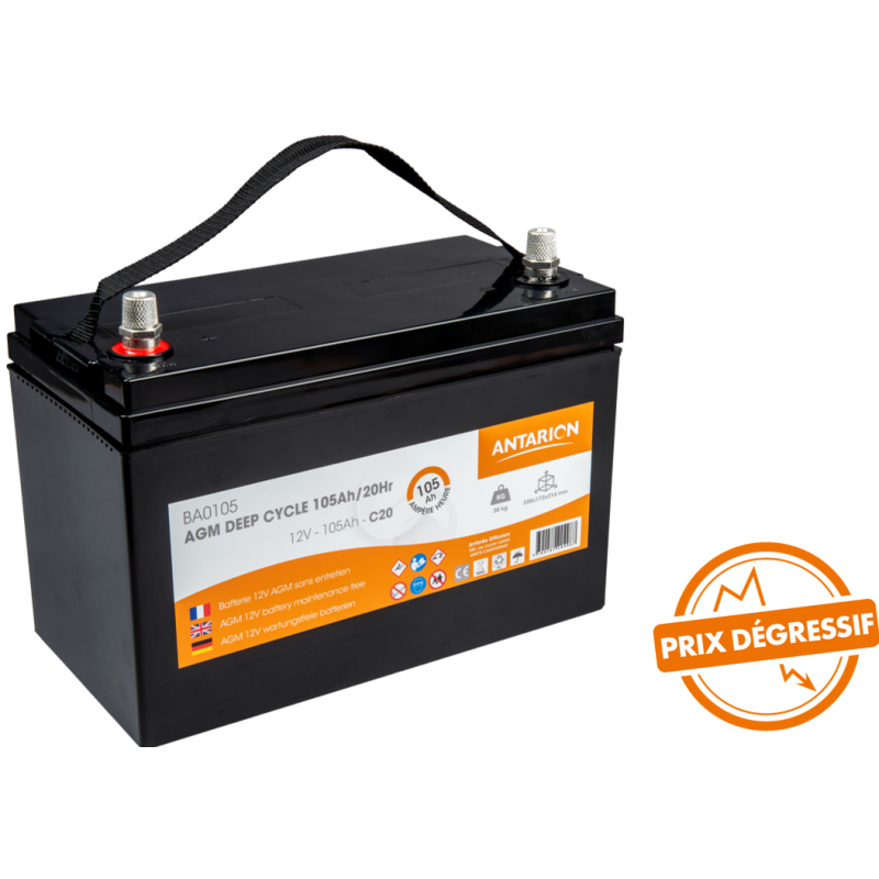 Antarion Batterie AGM 105Ah