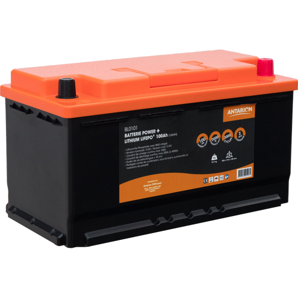 Antarion Batterie LITHIUM POWER + 100Ah