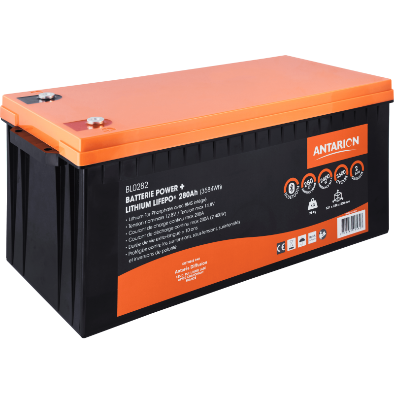 Antarion Batterie LITHIUM POWER + 280Ah