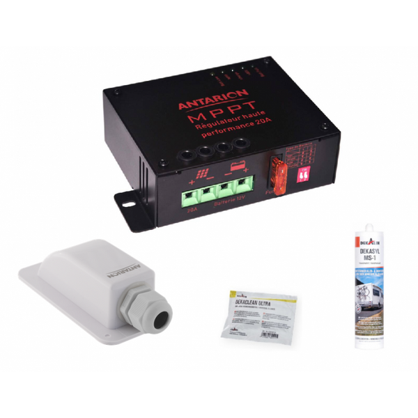 ANTARION Blister de pose solaire MPPT 20A - Simple Sortie